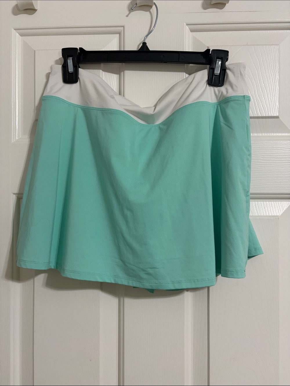 Fila Tennis Pickleball Golf Active White & Mint Green Circle Skater Skort